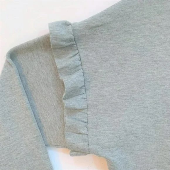 DREW Sleeve Ruffle Sweatshirt - Picture 4 of 7